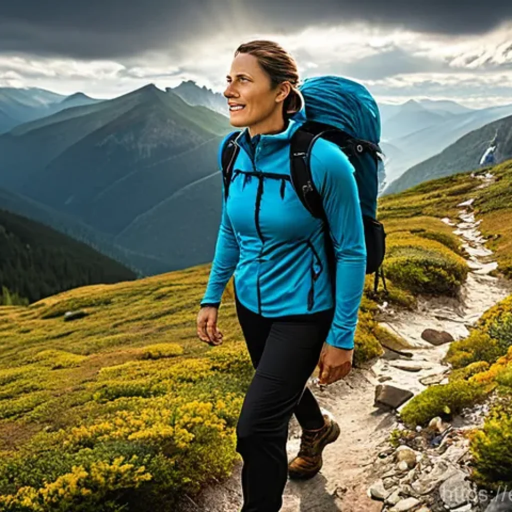 등산 초보자가 알아야 할 기본 규칙 - 2"
**Image Prompt 2: Dynamic Layering on a Mountain Trail**
"A vibrant, gender-neutral hiker in th...