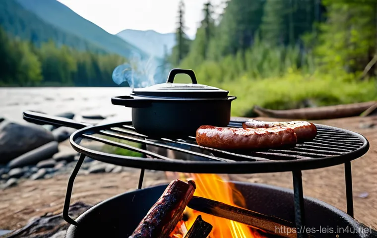 휴대용 캠핑 화로대 추천 - **Cozy Evening Gathering with Portable Gas Fire Pit:** A diverse group of 3-4 adult friends, dressed... 휴대용 캠핑 화로대 추천 - **Cozy Evening Gathering with Portable Gas Fire Pit:** A diverse group of 3-4 adult friends, dressed...